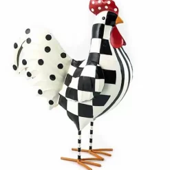 MacKenzie-Childs Checkerdot Rooster - Large< Outdoor|Room Accents