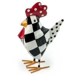 MacKenzie-Childs Checkerdot Rooster - Medium< Outdoor|Room Accents