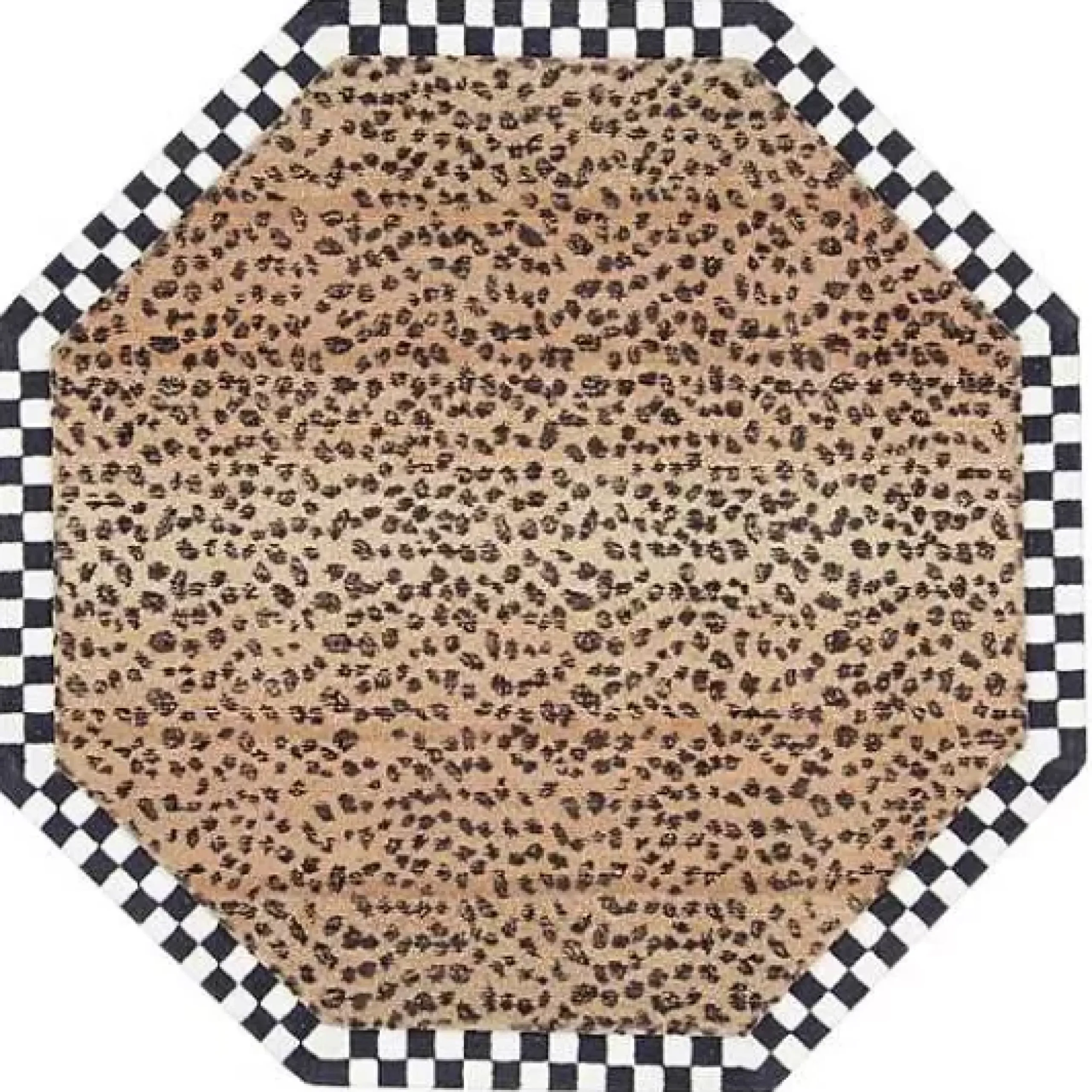 MacKenzie-Childs Cheetah 6' Octagon Rug< Rugs