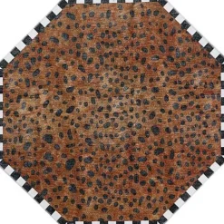 MacKenzie-Childs Cheetah 6' Octagon Washable Rug< Rugs