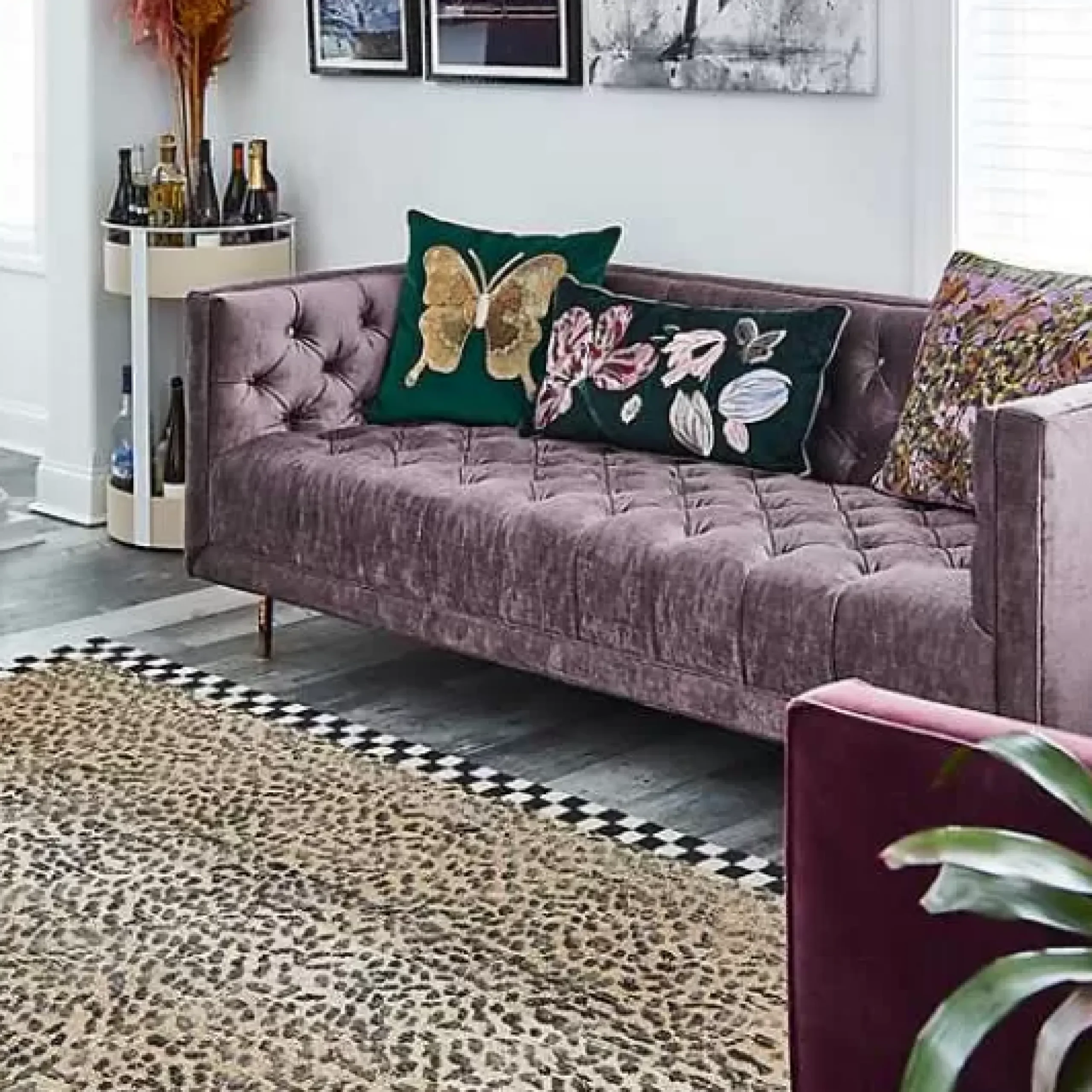 MacKenzie-Childs Cheetah 5' x 8' Rug< Rugs