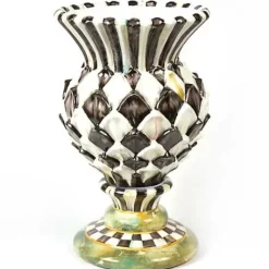 MacKenzie-Childs Cheltenham Ceramic Thistle Urn< Spring|The Fall Shop