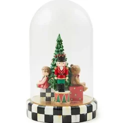 MacKenzie-Childs Classic Courtly Illuminated Nutcracker Cloche< Holiday|Room Accents