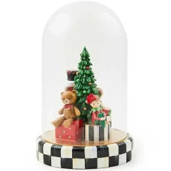 MacKenzie-Childs Classic Courtly Illuminated Nutcracker Cloche< Holiday|Room Accents