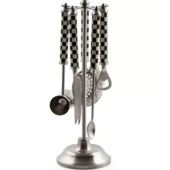 MacKenzie-Childs Courtly Check 3260 Bar Tool Set< Drinkware|Bar Entertaining