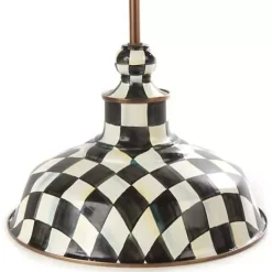 MacKenzie-Childs Courtly Check 12 Barn Pendant Lamp< Lighting