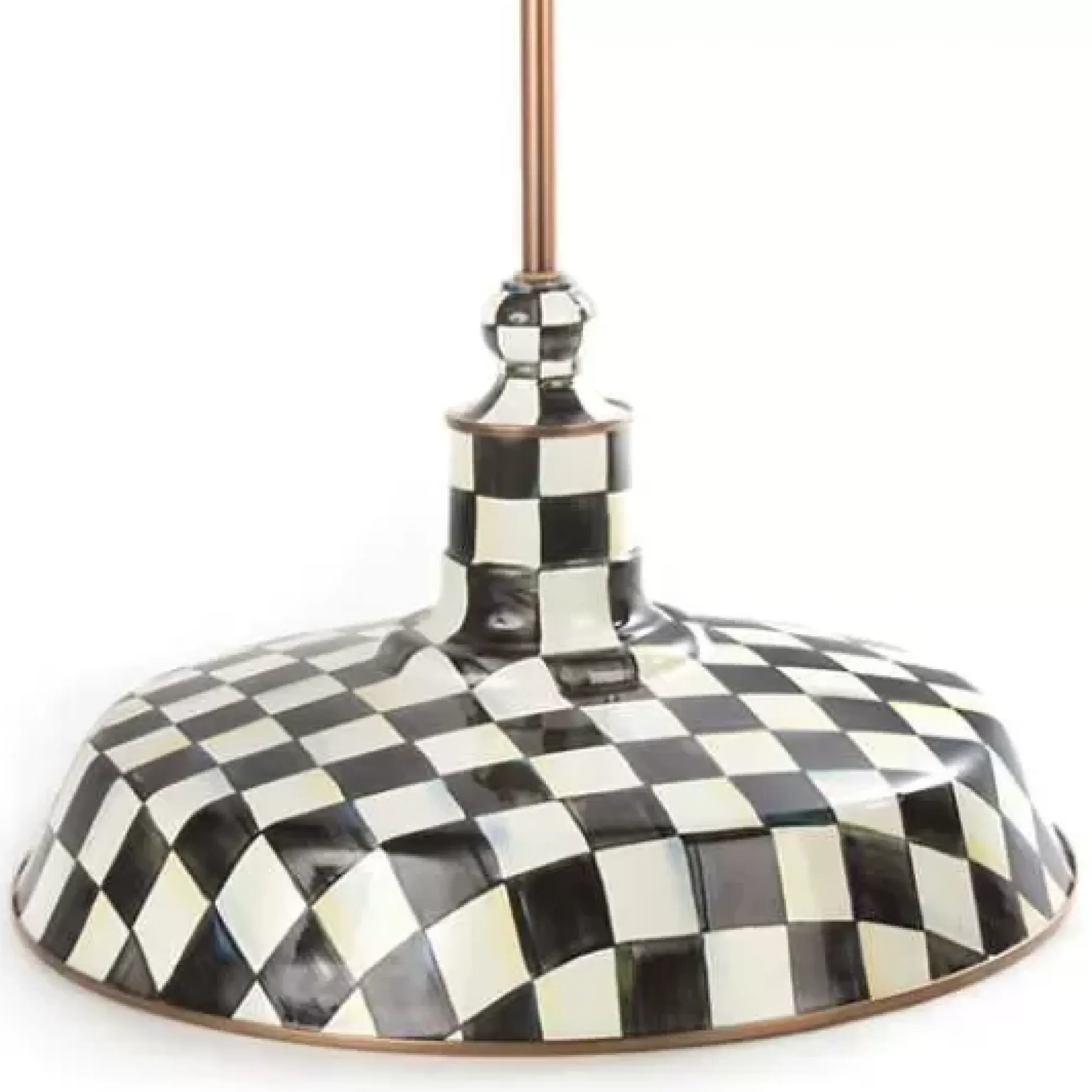 MacKenzie-Childs Courtly Check 18 Barn Pendant Lamp< Lighting