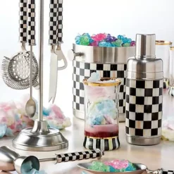 MacKenzie-Childs Courtly Check 3260 Cocktail Shaker< Drinkware|Bar Entertaining