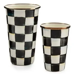 MacKenzie-Childs Courtly Check 20 Ounce Tumbler< Drinkware|Bar Entertaining