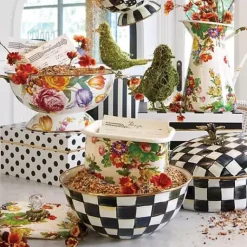 MacKenzie-Childs Courtly Check 5 Quart Casserole< Cookware & Bakeware