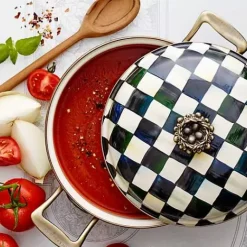 MacKenzie-Childs Courtly Check 3 Quart Casserole< Cookware & Bakeware