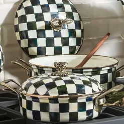 MacKenzie-Childs Courtly Check 3 Quart Casserole< Cookware & Bakeware
