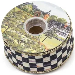 MacKenzie-Childs Courtly Check 2 Ribbon< Holiday|Finishing Touches