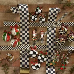 MacKenzie-Childs Courtly Check 1 Ribbon< Holiday|Finishing Touches