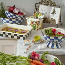 MacKenzie-Childs Courtly Check 9 x 13 Baking Pan< Cookware & Bakeware