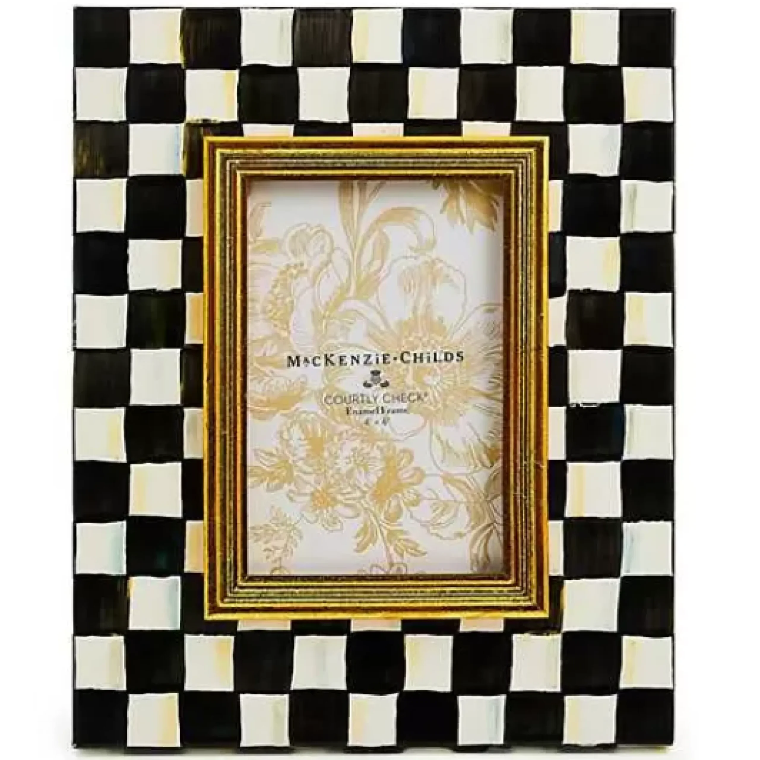 MacKenzie-Childs Courtly Check 4 x 6 Frame< Room Accents