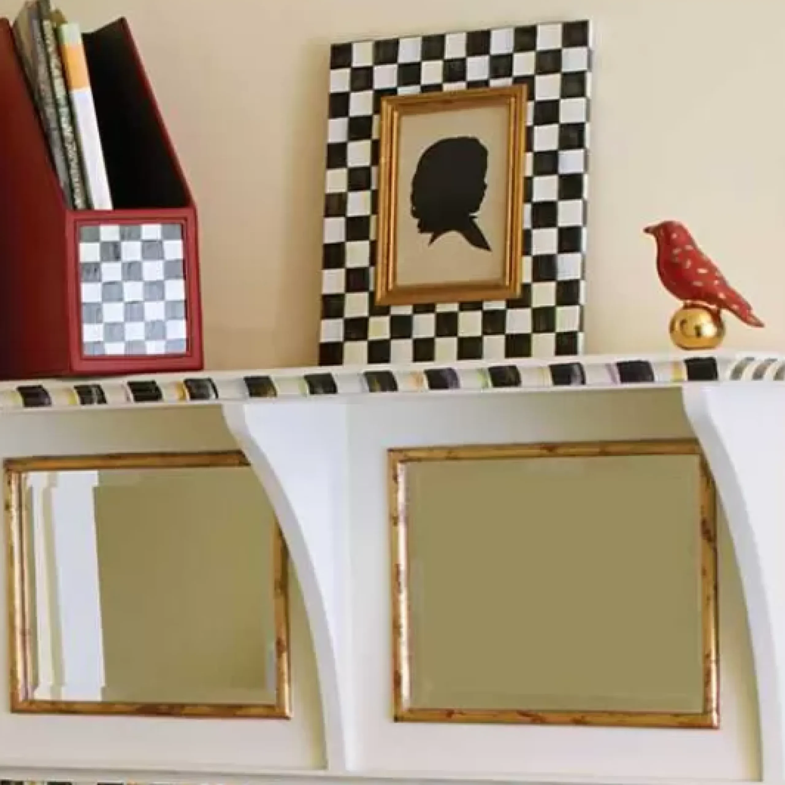 MacKenzie-Childs Courtly Check 4 x 6 Frame< Room Accents
