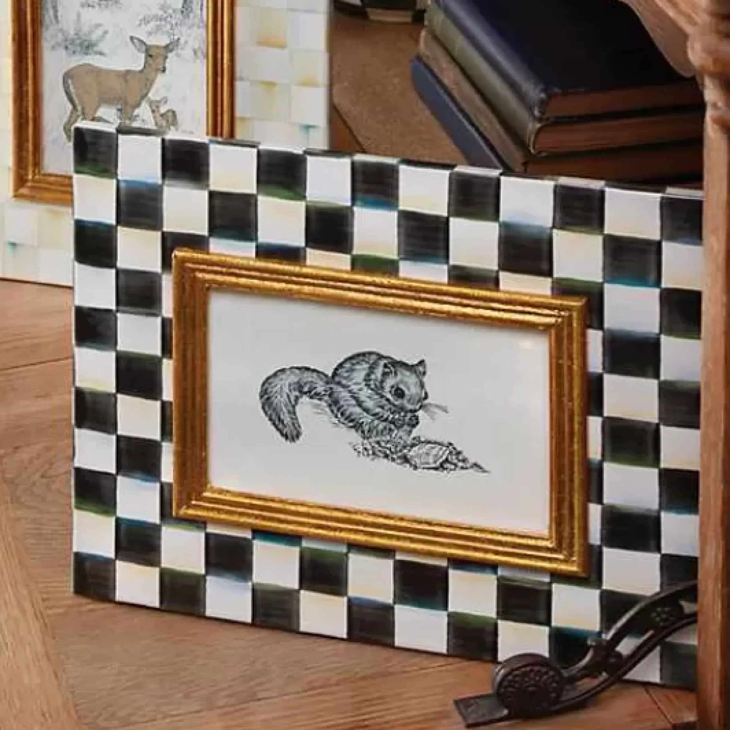MacKenzie-Childs Courtly Check 4 x 6 Frame< Room Accents