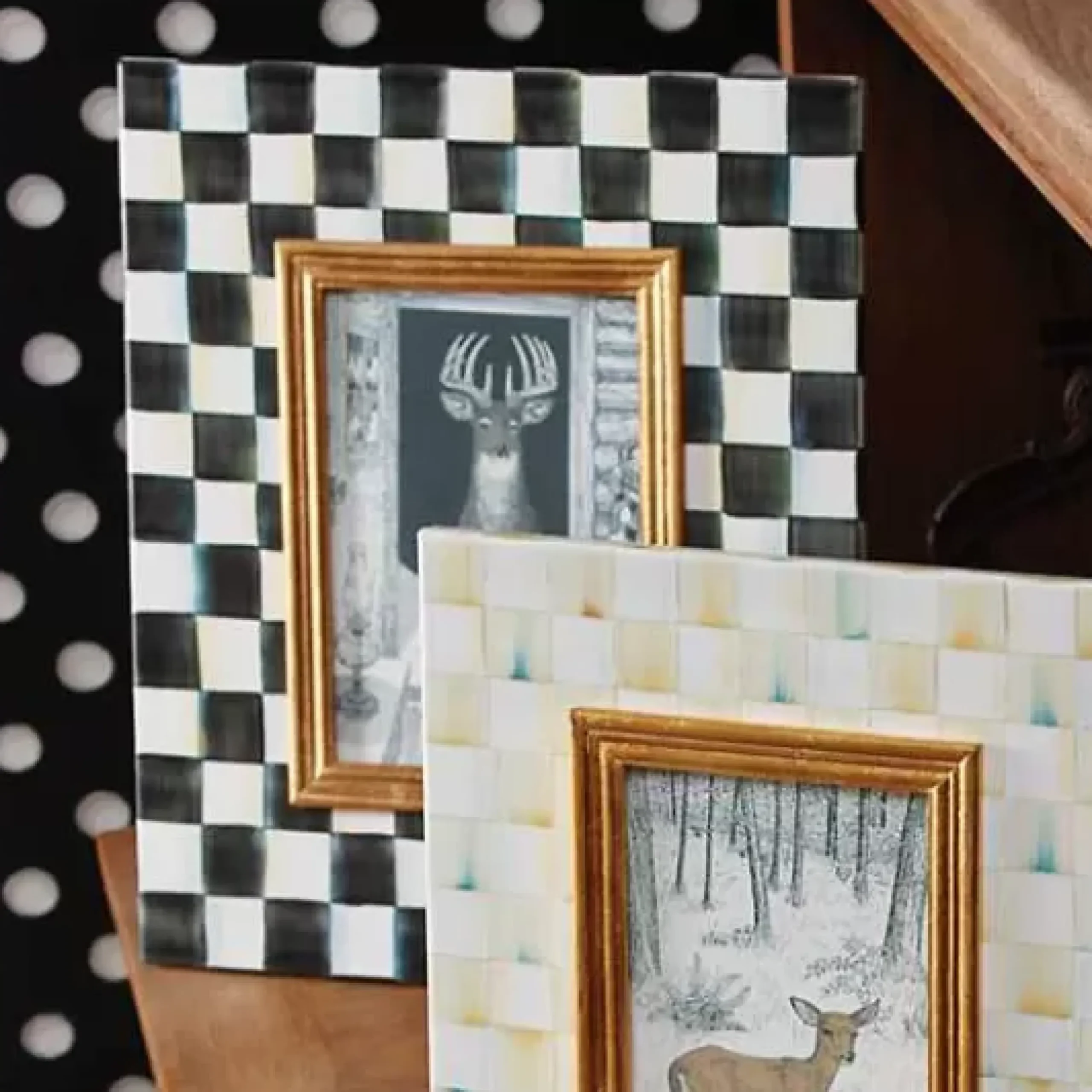 MacKenzie-Childs Courtly Check 5 x 7 Frame< Room Accents
