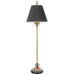 MacKenzie-Childs Courtly Check Atelier Floor Lamp< Lighting