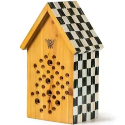MacKenzie-Childs Courtly Check Bee House< Spring|Outdoor
