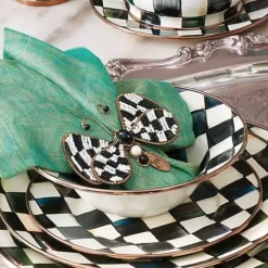 MacKenzie-Childs Courtly Check Breakfast Bowl< Dinnerware & Flatware