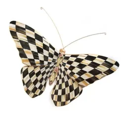 MacKenzie-Childs Courtly Check Butterfly Wall Decor< Room Accents