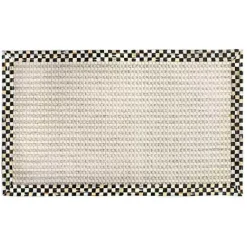 MacKenzie-Childs Courtly Check Cable Wool Sisal 3' x 5' Rug< Rugs