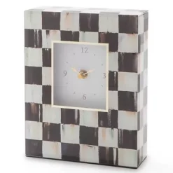 MacKenzie-Childs Courtly Check Carriage Clock< Room Accents