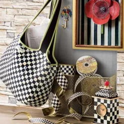 MacKenzie-Childs Courtly Check Carryall< Accessories