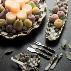 MacKenzie-Childs Courtly Check Ceramic Large Serving Platter< Fall Entertaining|Serveware