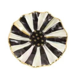 MacKenzie-Childs Courtly Check Ceramic Saucer< The Coffee Shop|Dinnerware & Flatware