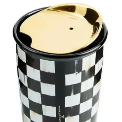 MacKenzie-Childs Courtly Check Ceramic Travel Cup< Accessories|The Coffee Shop