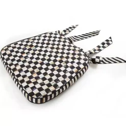 MacKenzie-Childs Courtly Check Chair Cushion< Pillows, Throws, & Cushions