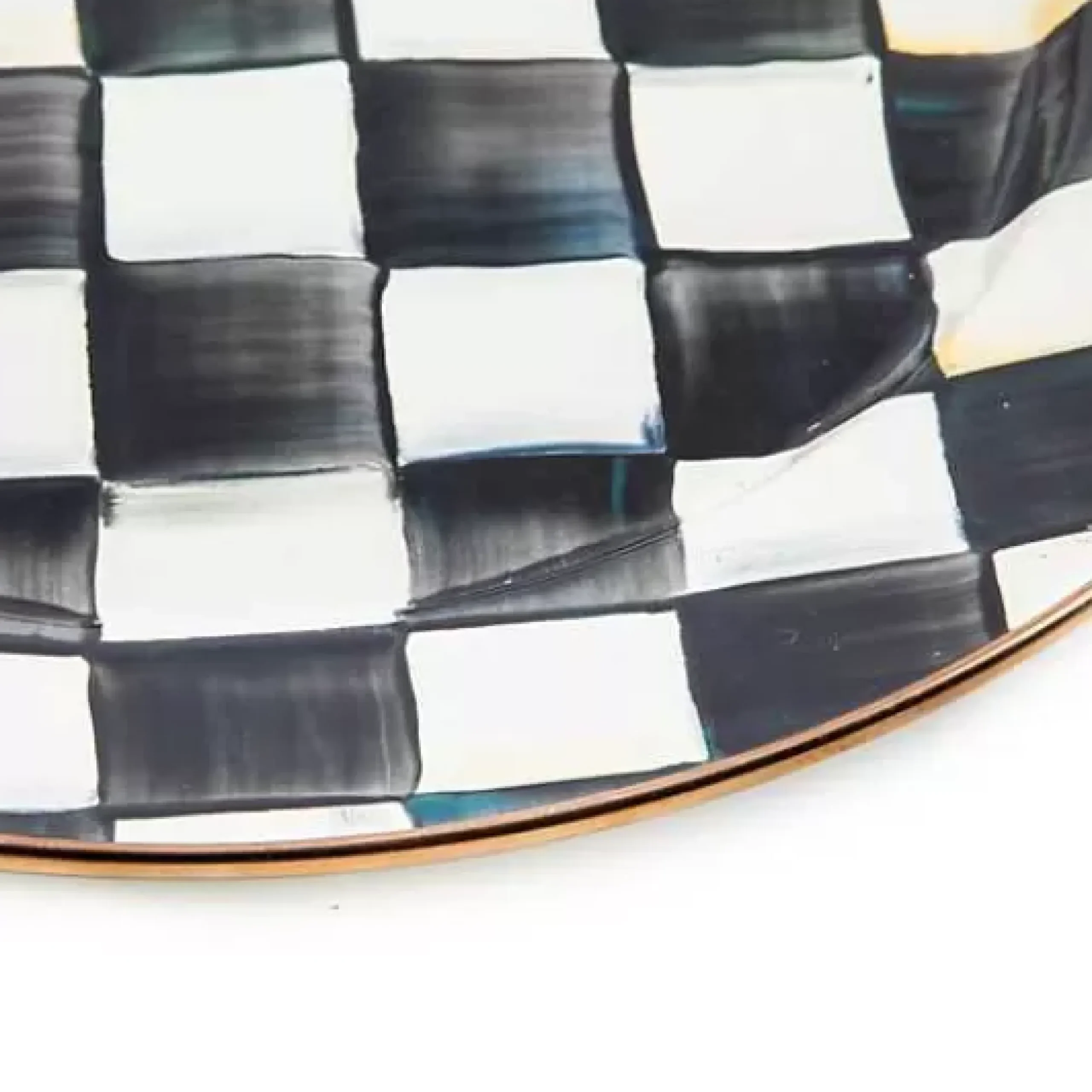 MacKenzie-Childs Courtly Check Charger/Plate< Dinnerware & Flatware