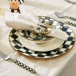 MacKenzie-Childs Courtly Check Charger/Plate< Dinnerware & Flatware