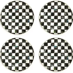 MacKenzie-Childs Courtly Check Chargers, Set of 4< Kitchen & Dining Sets|Fall Entertaining