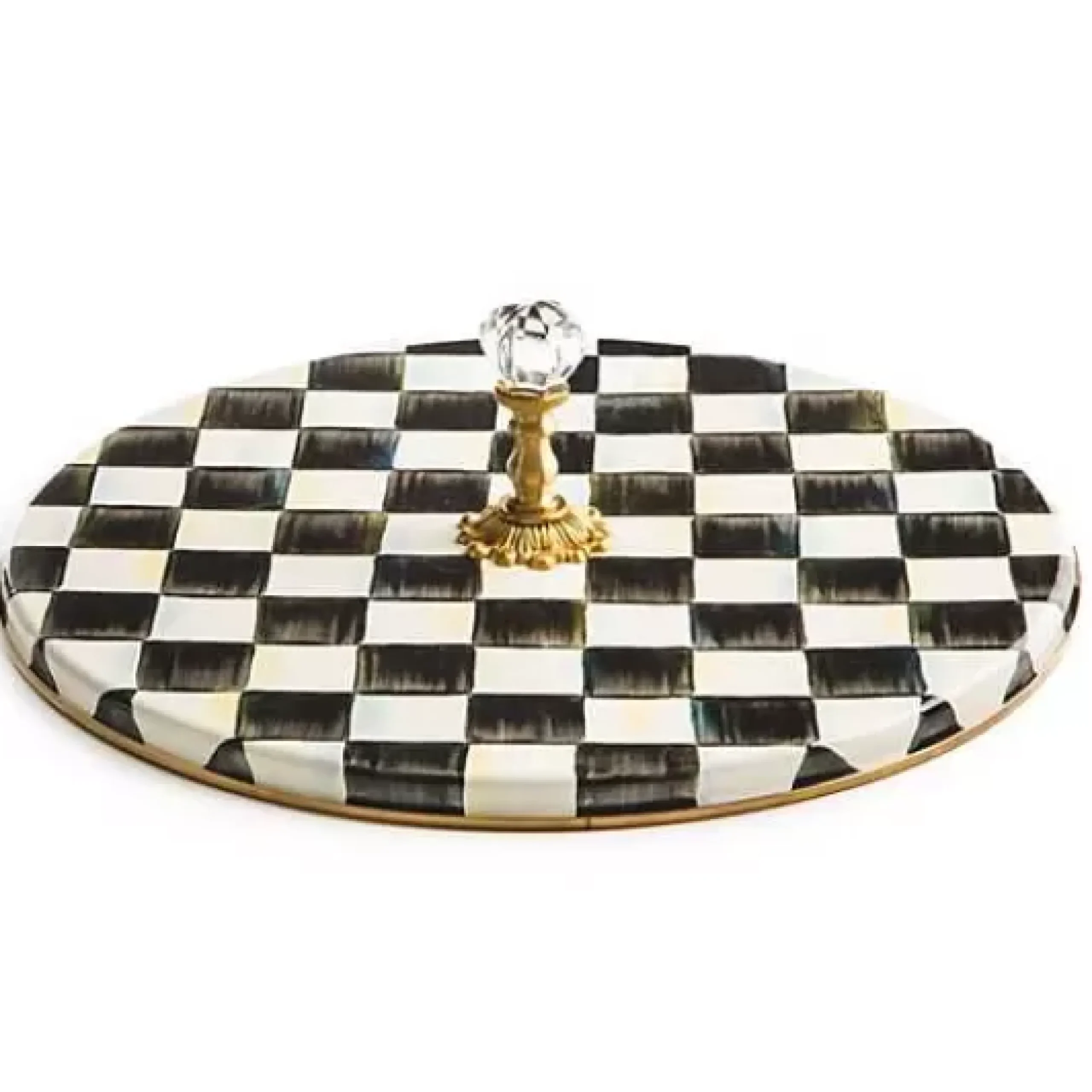 MacKenzie-Childs Courtly Check Cheese Course< Serveware