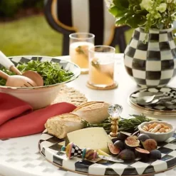 MacKenzie-Childs Courtly Check Cheese Course< Serveware