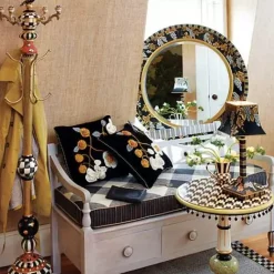 MacKenzie-Childs Courtly Check Coat Perch< Entryway Furniture|Living Room