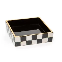 MacKenzie-Childs Courtly Check Cocktail Napkin Holder< Bar Entertaining|Serveware
