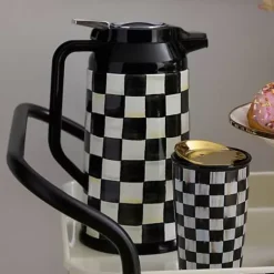 MacKenzie-Childs Courtly Check Coffee Carafe< The Coffee Shop|Fall Entertaining
