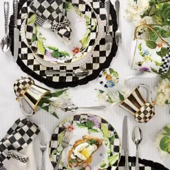 MacKenzie-Childs Courtly Check Cotton Napkin< Fall Entertaining|Kitchen & Table Linens