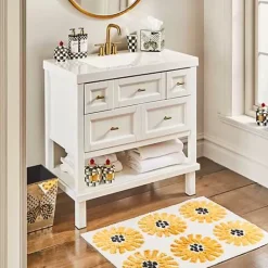 MacKenzie-Childs Courtly Check Demi Canister< Room Accents|Kitchen Storage & Organization