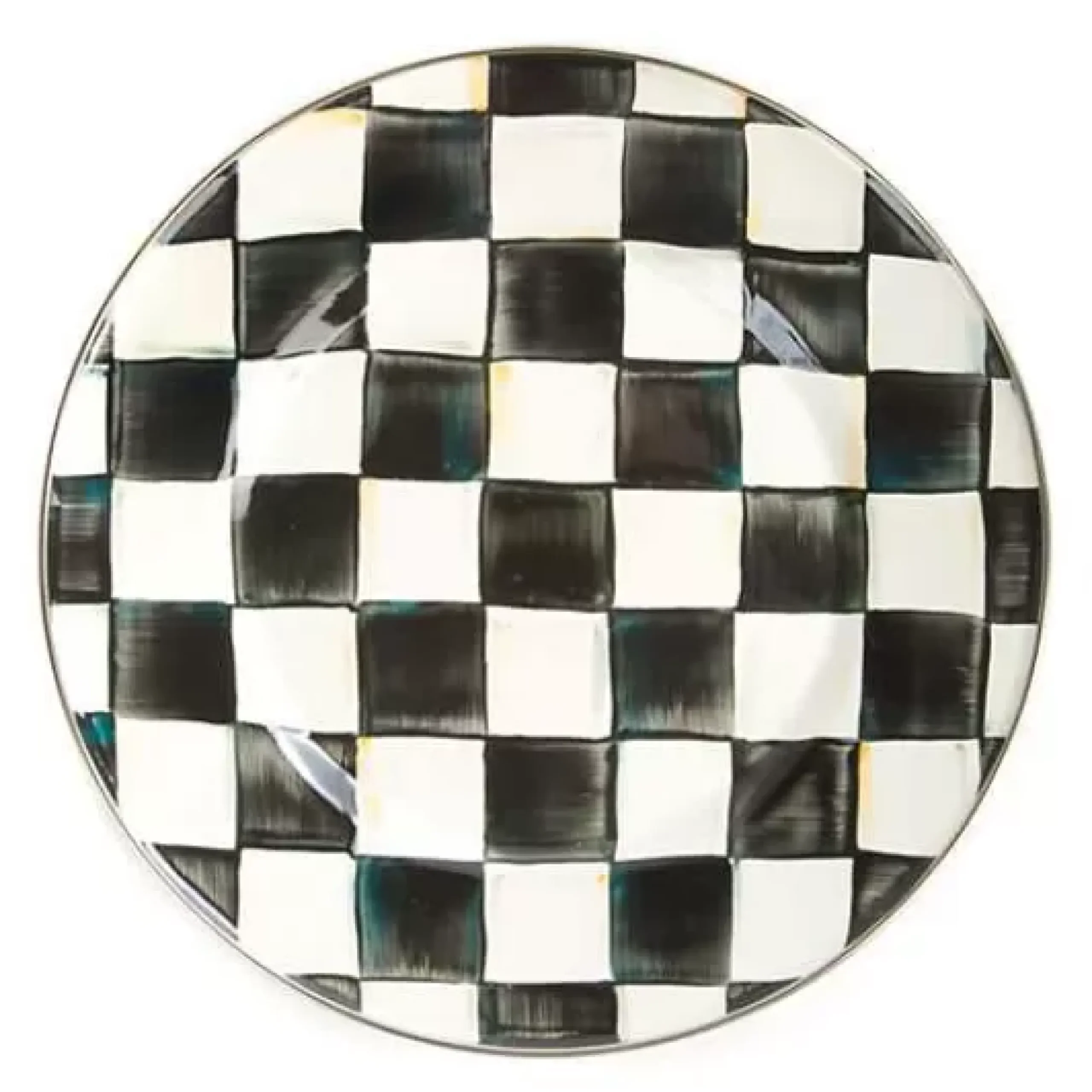 MacKenzie-Childs Courtly Check Dinner Plate< Dinnerware & Flatware