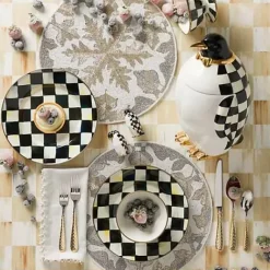 MacKenzie-Childs Courtly Check Dinner Plate< Dinnerware & Flatware