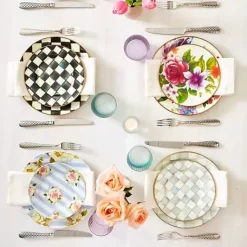 MacKenzie-Childs Courtly Check Dinner Plate< Dinnerware & Flatware