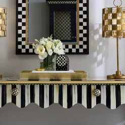 MacKenzie-Childs Courtly Check  Dot Clock< Room Accents