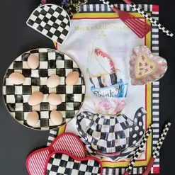 MacKenzie-Childs Courtly Check Egg Plate< Easter|Spring