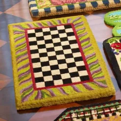 MacKenzie-Childs Courtly Check Entrance Mat< Outdoor|Rugs
